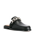 chain strap mules