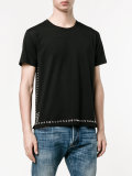 eyelet embellished T-shirt