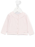 scallop hem cardigan 