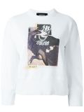 collage print sweatshirt