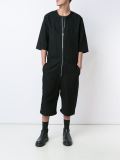 九分拉链连衣长裤