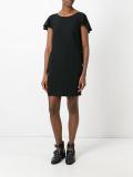 open ruffled back dress