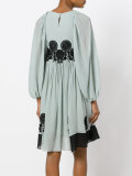 floral embroidered dress