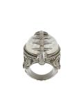 fish skeleton cocktail ring