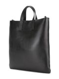 embossed logo tote