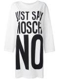 Just Say No印花T恤连衣裙
