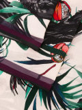 tropical print scarf 
