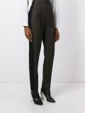 high-rise tailored trousers
