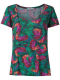 abstract print T-shirt