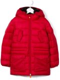hooded padded coat