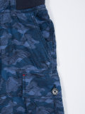 wave pattern bermuda shorts