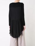pleated elongated tale jumper