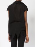 ruffled front T-shirt