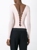 lace-up bodysuit