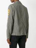 multi patched jacket 