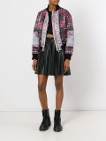 logo printed bomber jacket 