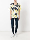 faded detail skinny jeans