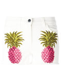pineapple print shorts