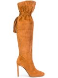tasselled knee high boots
