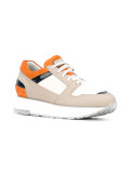 contrast panel sneakers 
