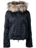 fur hood puffer jacket