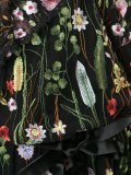 floral print cold-shoulder dress