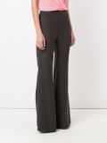 high waisted flared trousers