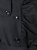 pleated trench coat