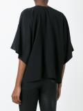 button placket blouse