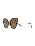 round frame embellished sunglasses