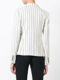 striped double breasted blazer 
