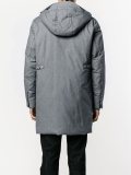 padded hooded coat