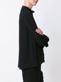 gathered neck shirt