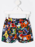 printed swim shorts 