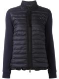 grosgrain trim padded jacket