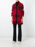 checked shirt coat