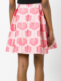 floral pleated skirt