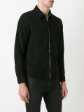 zipped bomber jacket