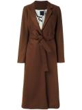 belted mid coat