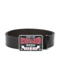 logo plaque belt