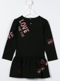 sequinned heart dress