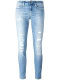 distressed skinny jeans