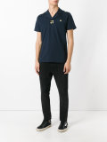 gold buttons polo shirt 