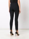lace detail skinny trousers