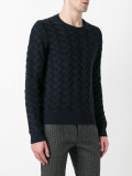 jagged knit jumper