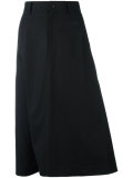 midi A-line skirt