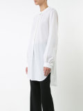 sheer oversized shirt