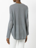 super fine elbow patch jumper
