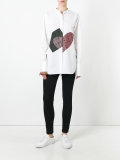 multi patched shirt 