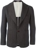 patterned buttoned blazer